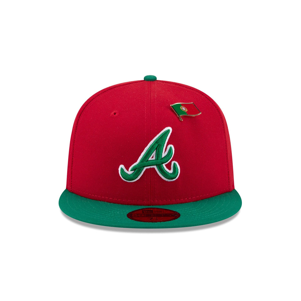 Atlanta Braves Country Flag 59FIFTY Fitted Hat - Image 2