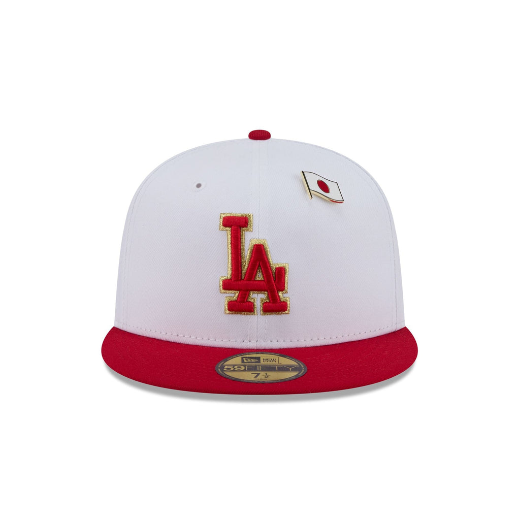 Los Angeles Dodgers Country Flag 59FIFTY Fitted Hat - Image 2