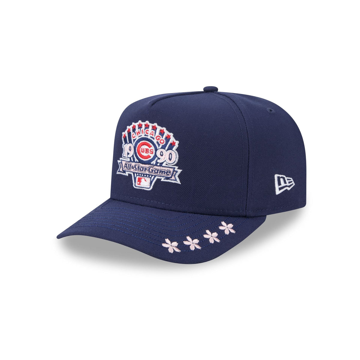 Chicago Cubs 1990 All-Star Game Navy 59FIFTY A-Frame Fitted Hat - Image 3
