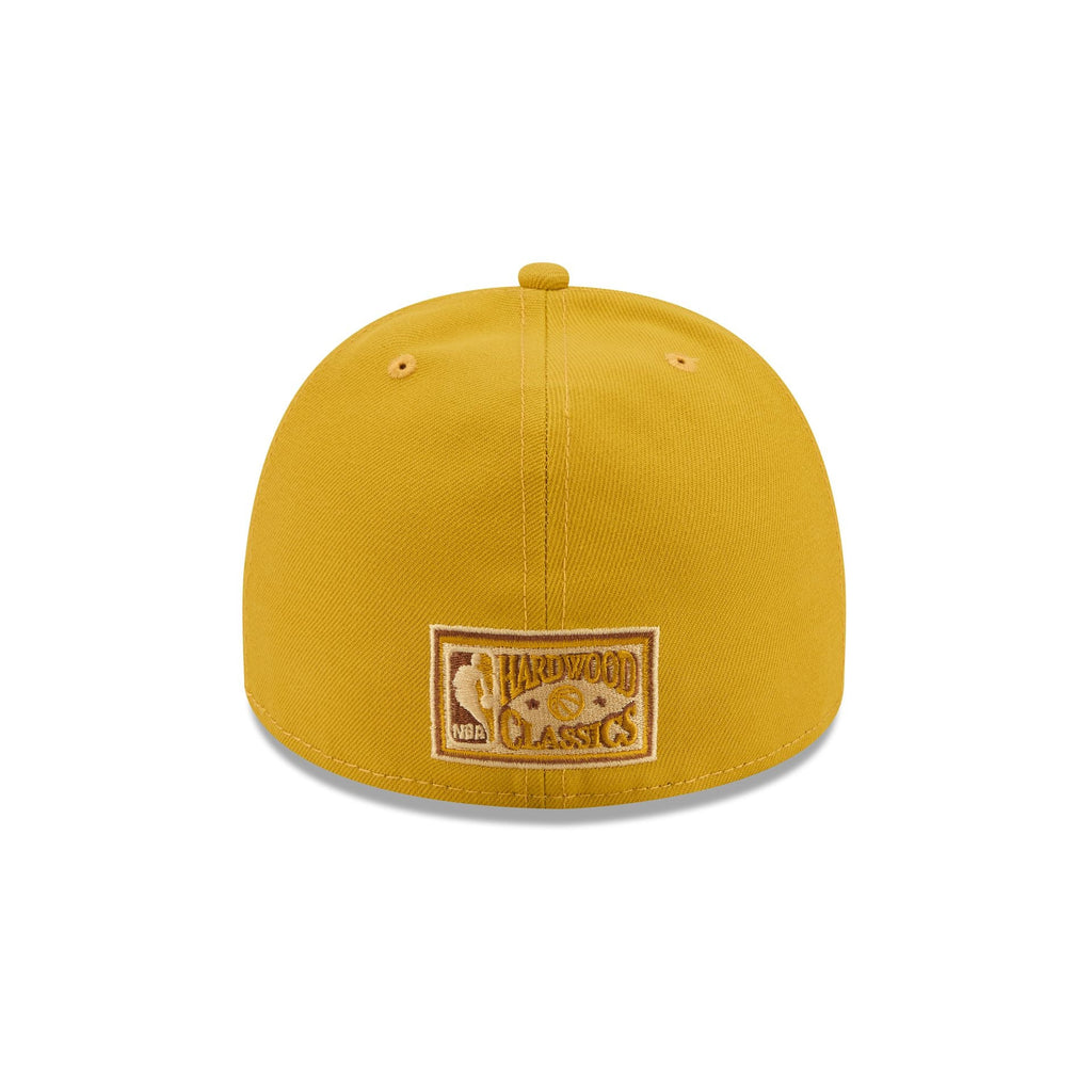 Just Caps Hardwood Classics Trophy Yellow Houston Rockets 59FIFTY A-Frame Fitted Hat - Image 6