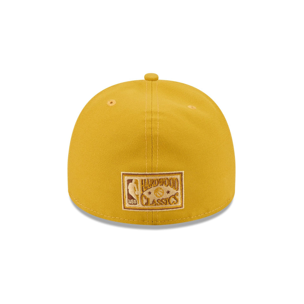 Just Caps Hardwood Classics Trophy Yellow Toronto Raptors 59FIFTY A-Frame Fitted Hat - Image 6