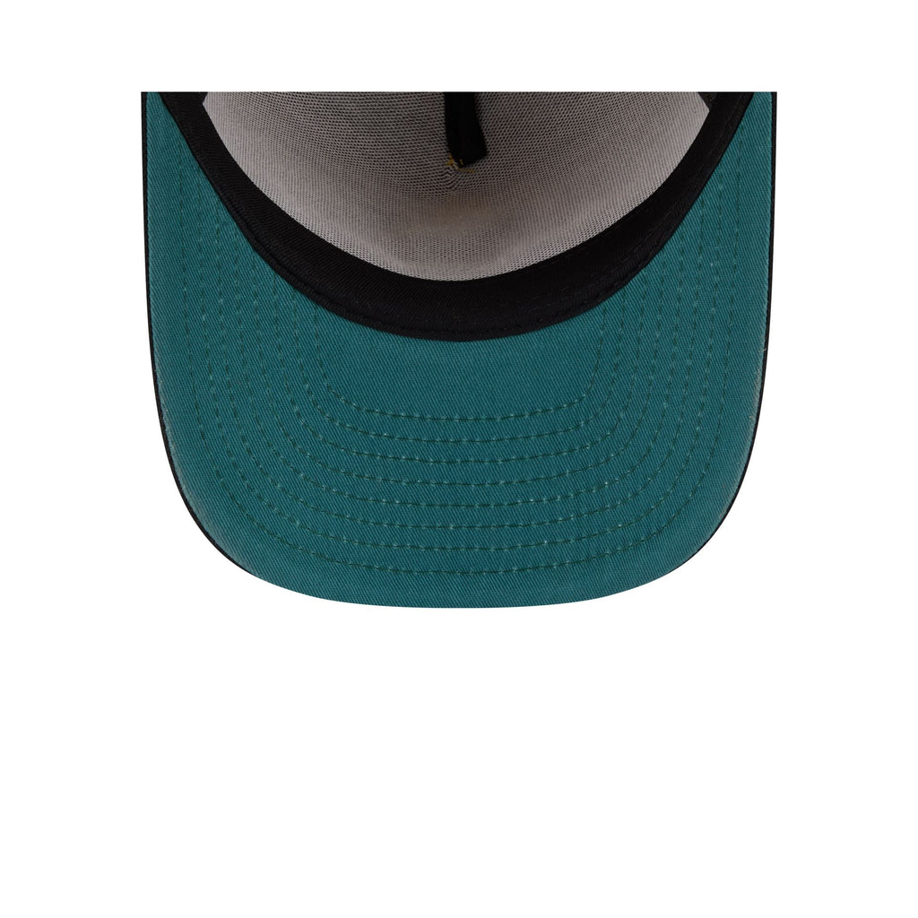 Just Caps Hardwood Classics Trophy Yellow Milwaukee Bucks 59FIFTY A-Frame Fitted Hat - Image 7