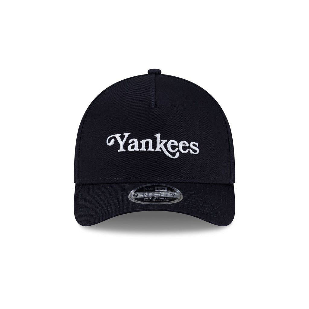 New York or Nowhere x New York Yankees Black 9FORTY M-Crown A-Frame Snapback Hat - Image 2