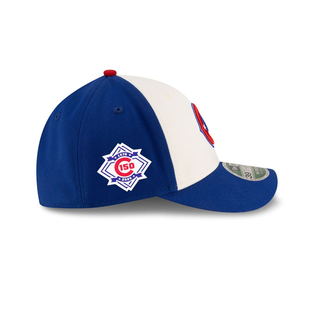 Chicago Cubs 150th Anniversary 39THIRTY M-Crown Stretch Fit Hat - Image 4