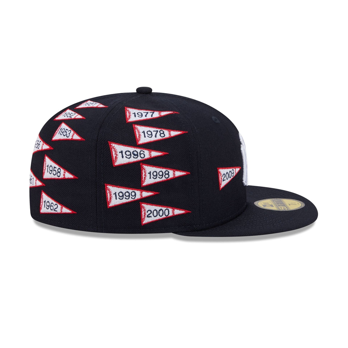 Spike Lee x New York Yankees World Series Champions Pennants Wool 59FIFTY Fitted Hat - Image 5