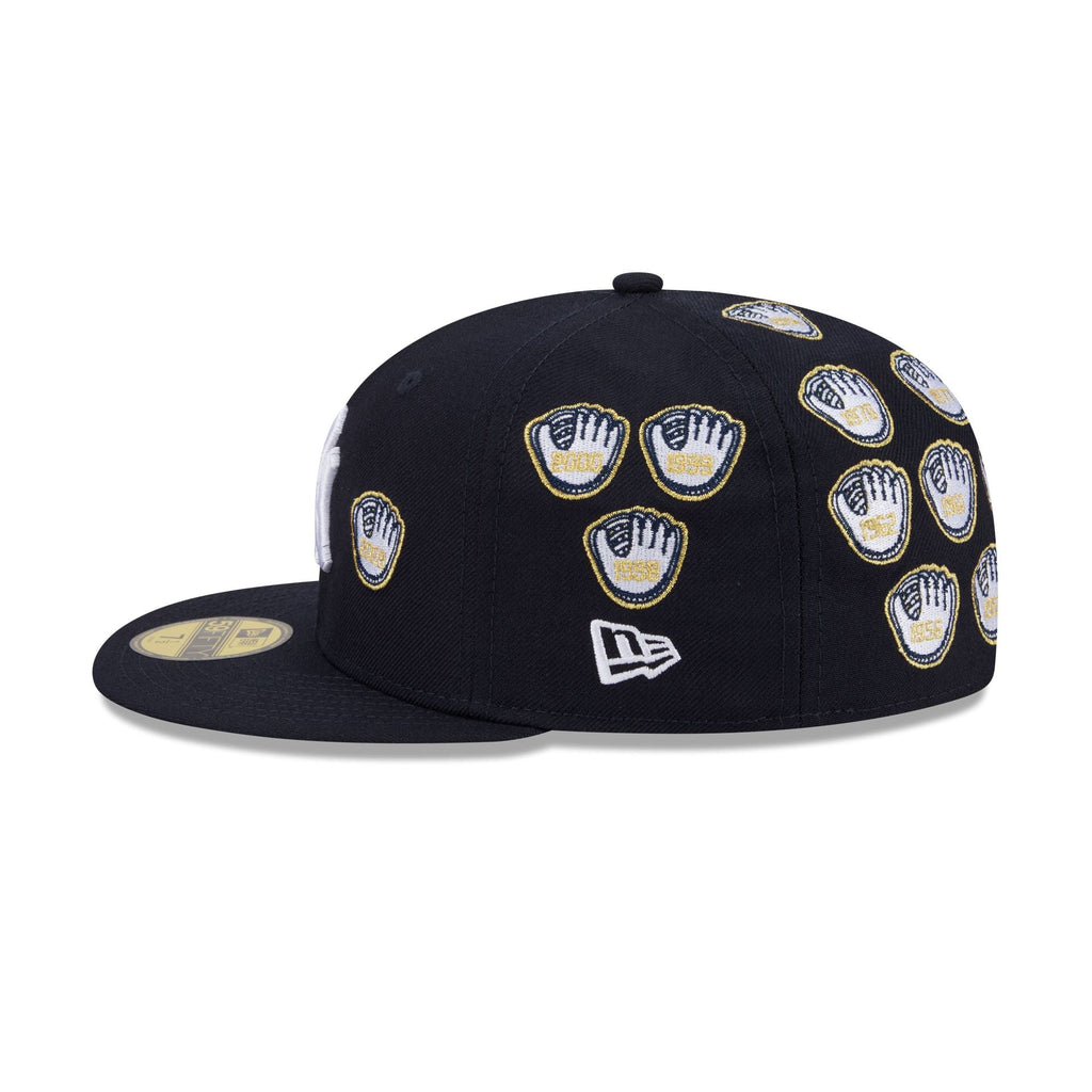Spike Lee x New York Yankees World Series Champions Gloves Wool 59FIFTY Fitted Hat - Image 4