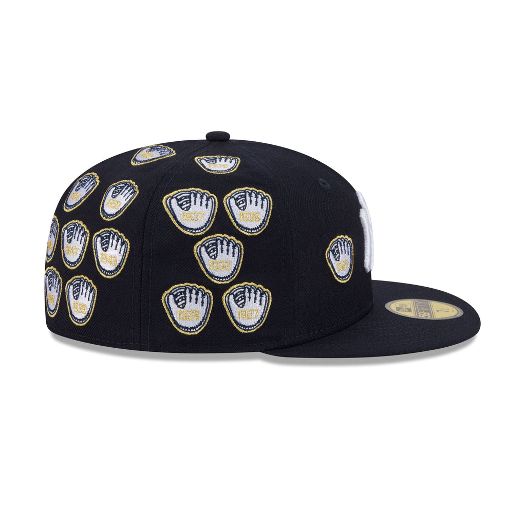 Spike Lee x New York Yankees World Series Champions Gloves Wool 59FIFTY Fitted Hat - Image 5