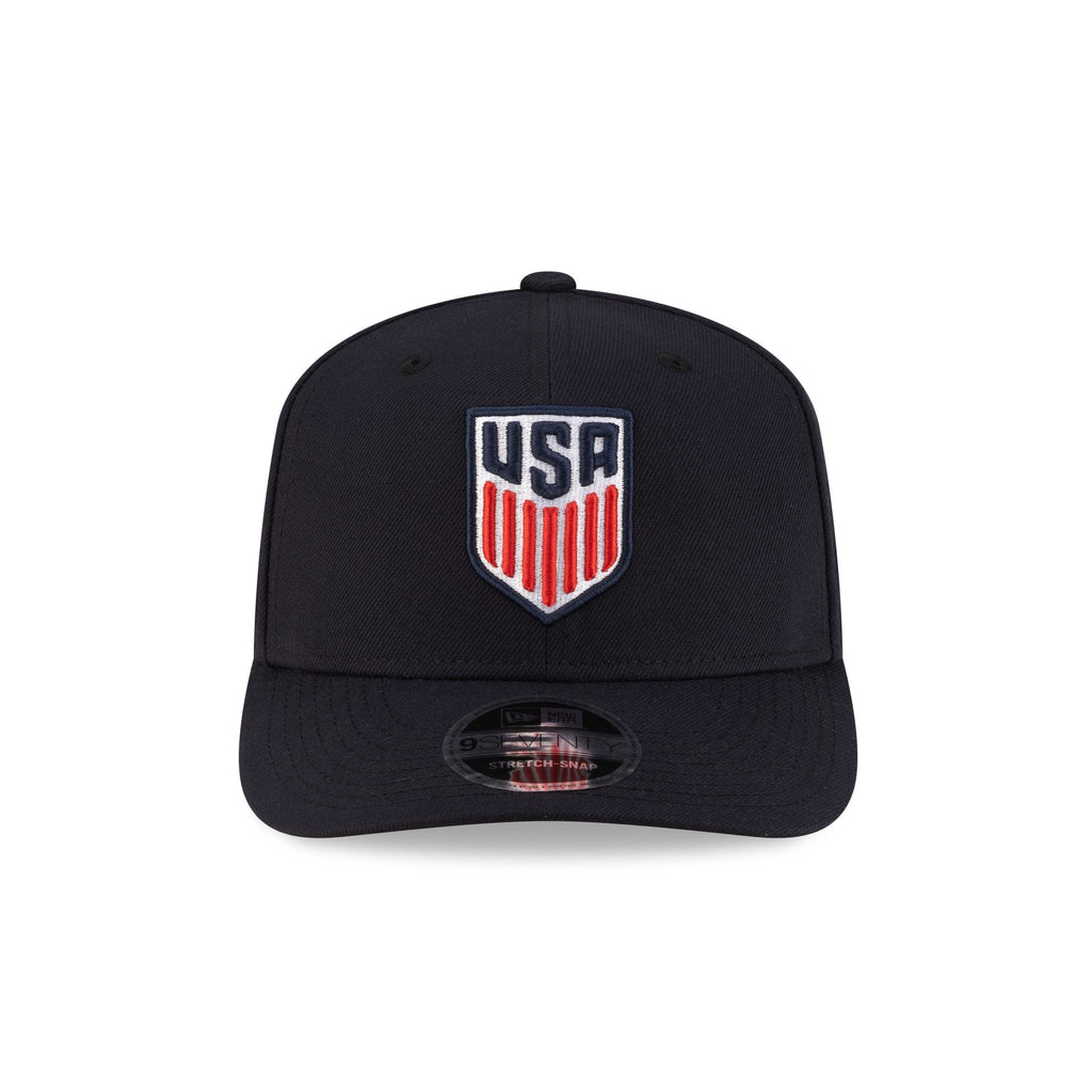 U.S. Soccer Men's National Team Americana Flag Navy 9SEVENTY Stretch-Snap Hat - Image 2