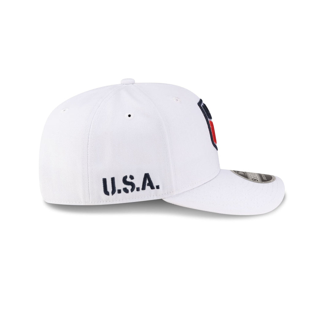 U.S. Soccer Men's National Team Americana White 9SEVENTY Stretch-Snap Hat - Image 4