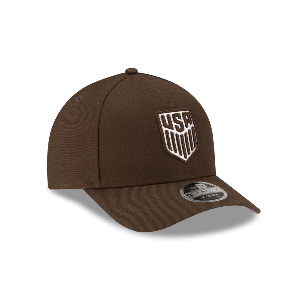 U.S. Soccer Men's National Team Walnut 9FORTY M-Crown A-Frame Snapback Hat - Image 3
