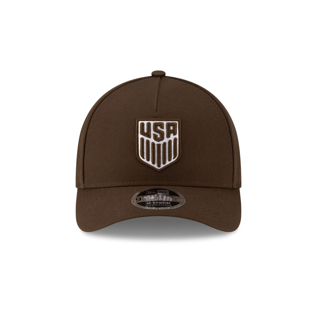 U.S. Soccer Men's National Team Walnut 9FORTY M-Crown A-Frame Snapback Hat - Image 2