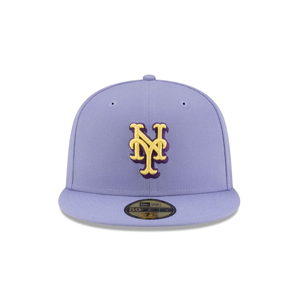 New York Mets Lavender Spring 59FIFTY Fitted Hat - Image 2