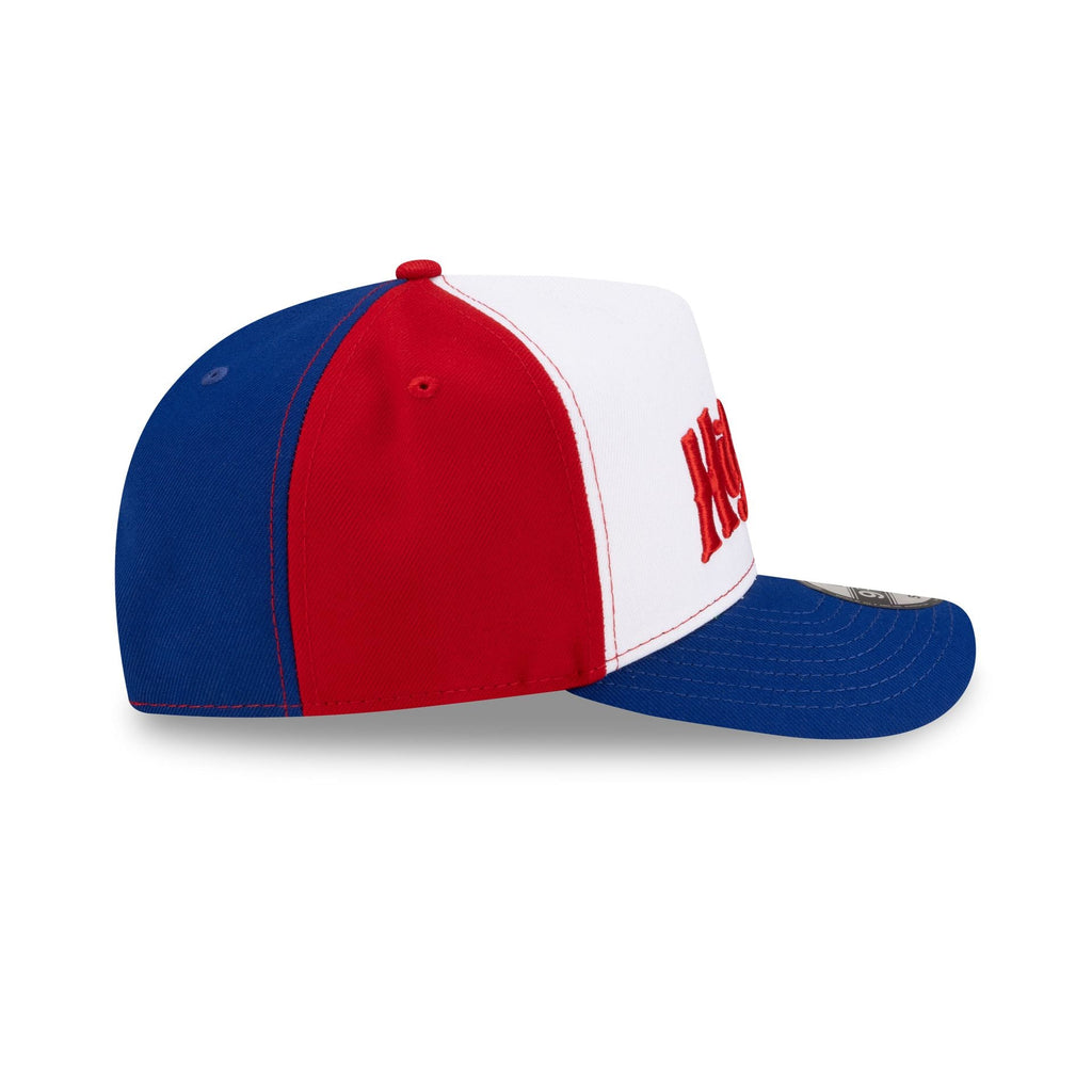 Hill City Howlers White Scarlet 9FORTY A-Frame Snapback Hat - Image 5