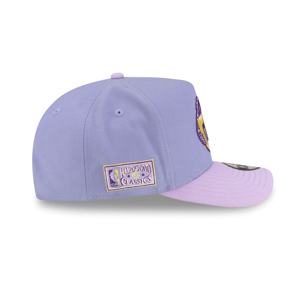 Vancouver Grizzlies Hardwood Classics Lavender Purple 9FIFTY A-Frame Snapback Hat - Image 4