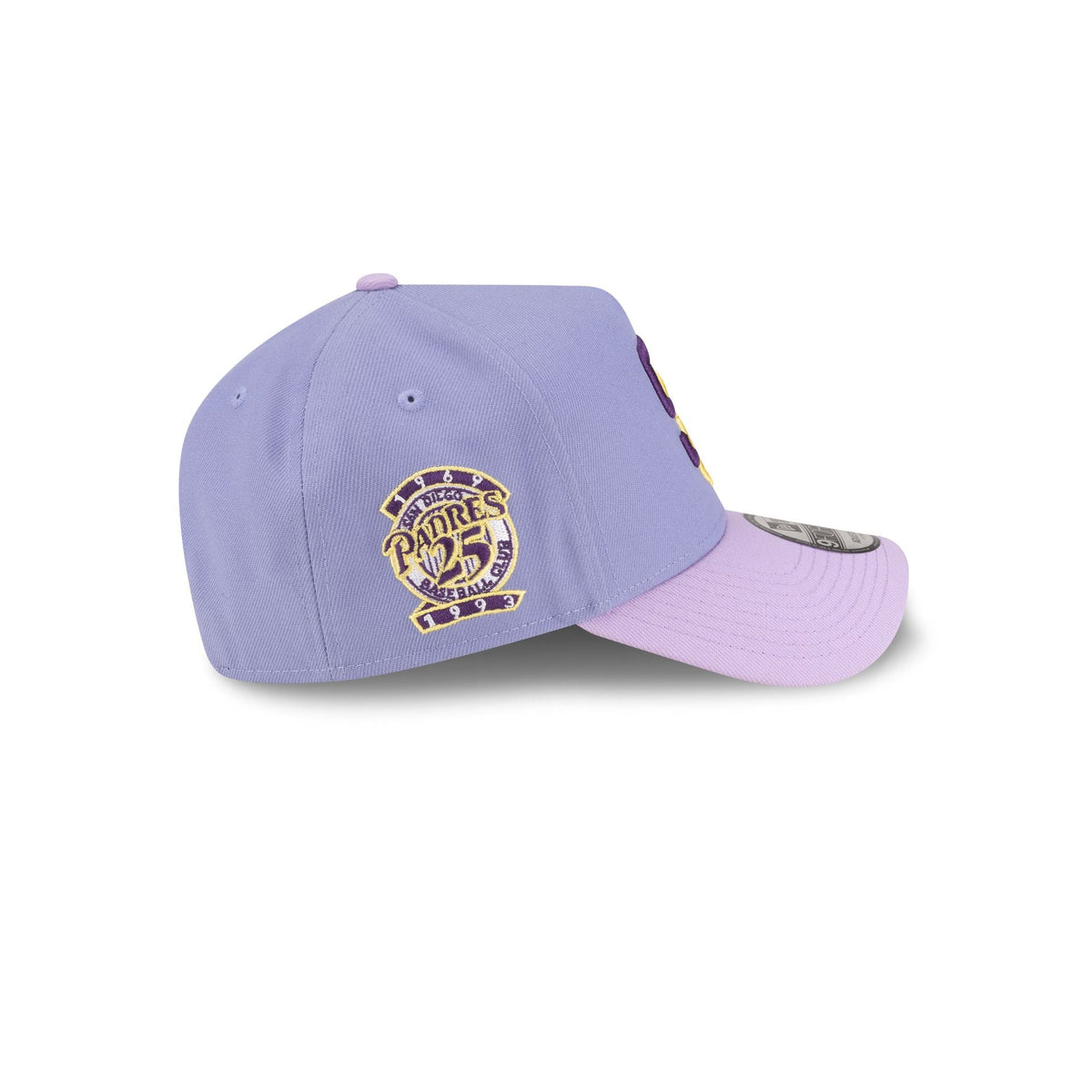 San Diego Padres Lavender Pink 9FORTY A-Frame Snapback Hat - Image 4