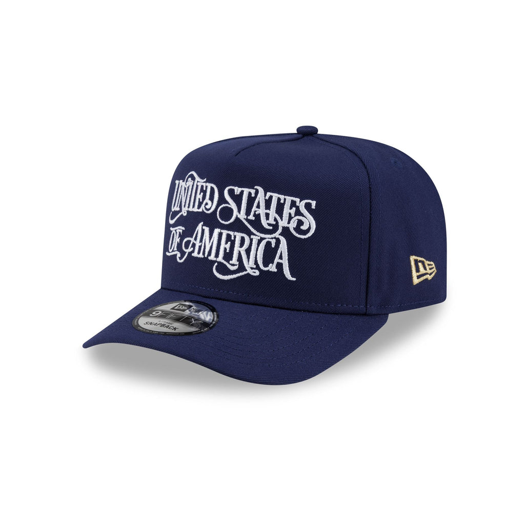 New Era Cap United States of America Navy 9FIFTY A-Frame Snapback Hat - Image 3
