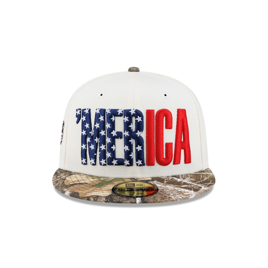 New Era Cap 'Merica Chrome White 59FIFTY Fitted Hat - Image 2