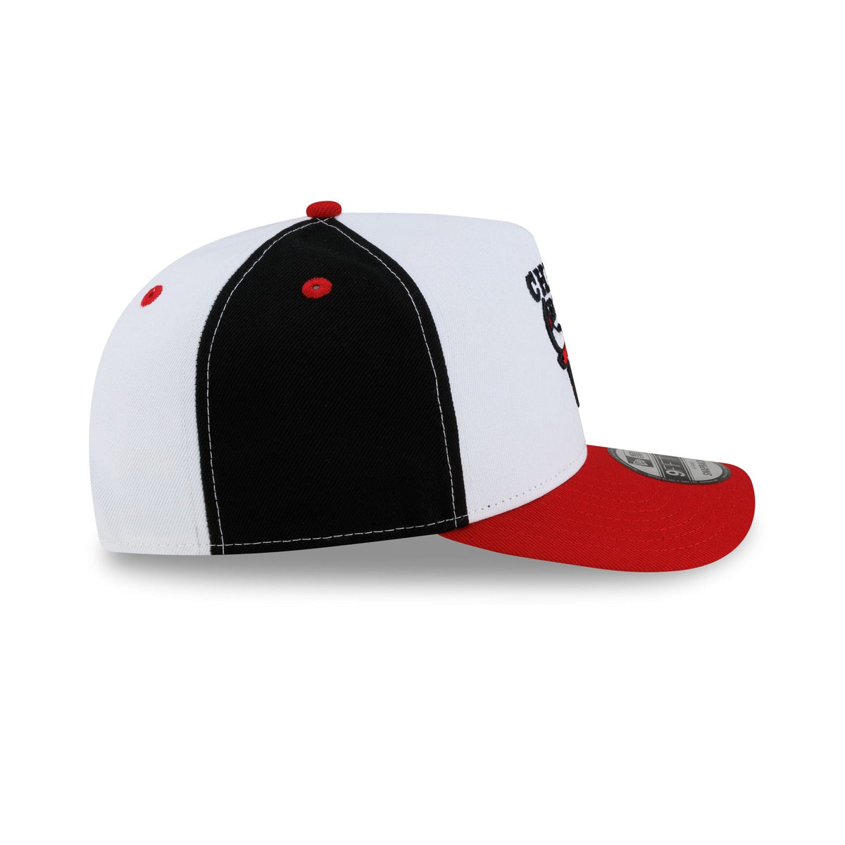 Chicago Bulls Hardwood Classics 90s Panel 9FIFTY A-Frame Snapback Hat - Image 5