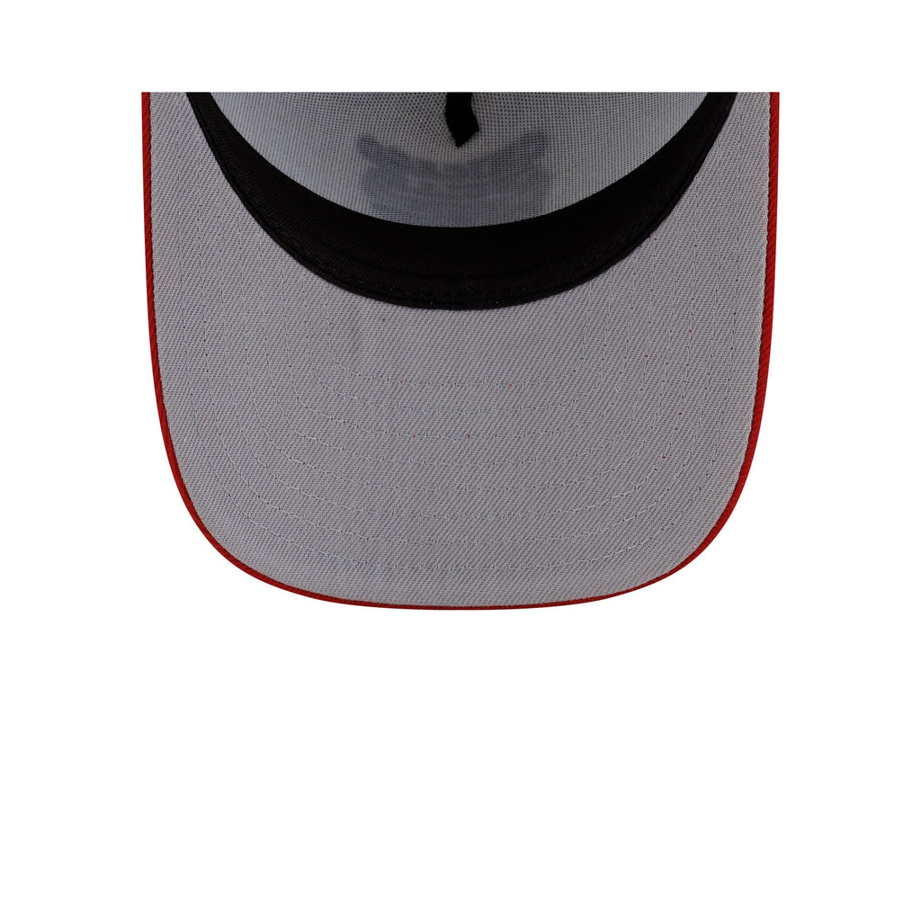 Chicago Bulls Hardwood Classics 90s Panel 9FIFTY A-Frame Snapback Hat - Image 7