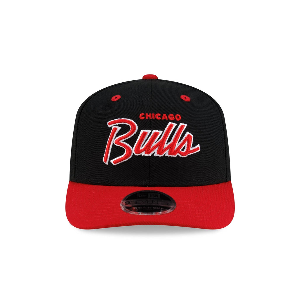 Chicago Bulls Hardwood Classics 90s Script 9SEVENTY Stretch-Snap Hat - Image 2