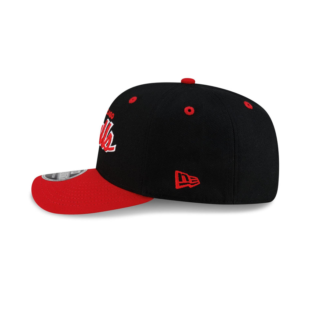 Chicago Bulls Hardwood Classics 90s Script 9SEVENTY Stretch-Snap Hat - Image 5