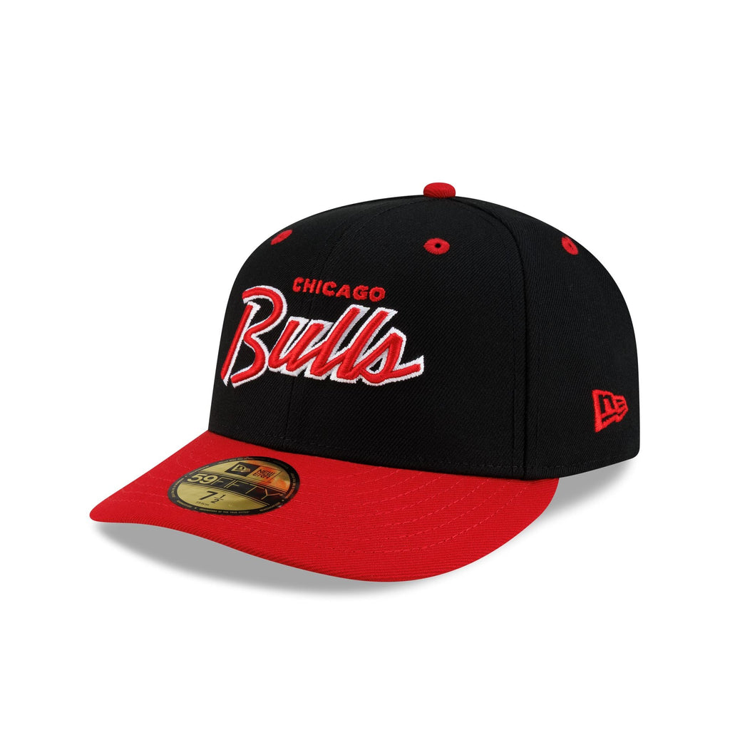 Chicago Bulls Hardwood Classics 90s Script 59FIFTY Fitted Hat - Image 3