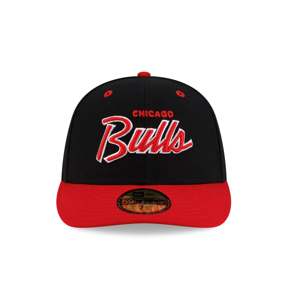 Chicago Bulls Hardwood Classics 90s Script 59FIFTY Fitted Hat - Image 2