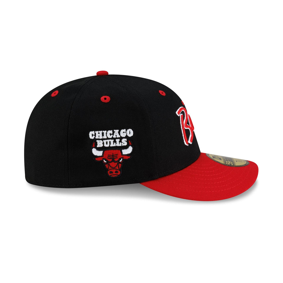 Chicago Bulls Hardwood Classics 90s Script 59FIFTY Fitted Hat - Image 4