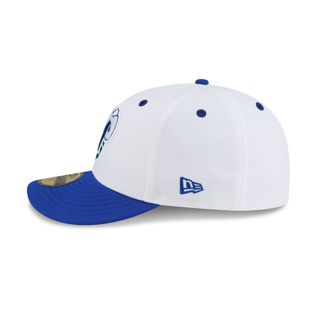 Dallas Mavericks Hardwood Classics 90s White 59FIFTY Fitted Hat - Image 4