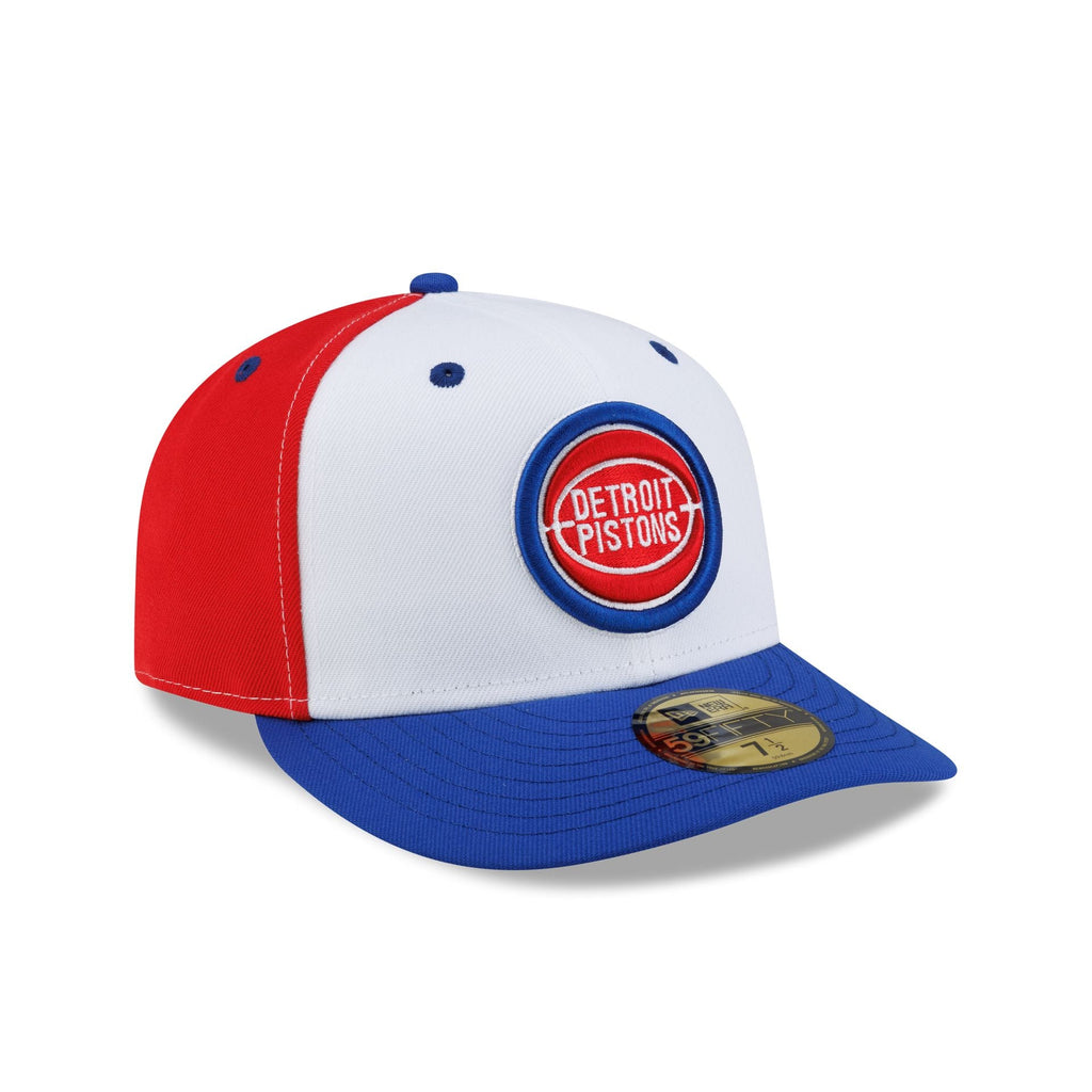 Detroit Pistons Hardwood Classics 90s White 59FIFTY Fitted Hat - Image 3