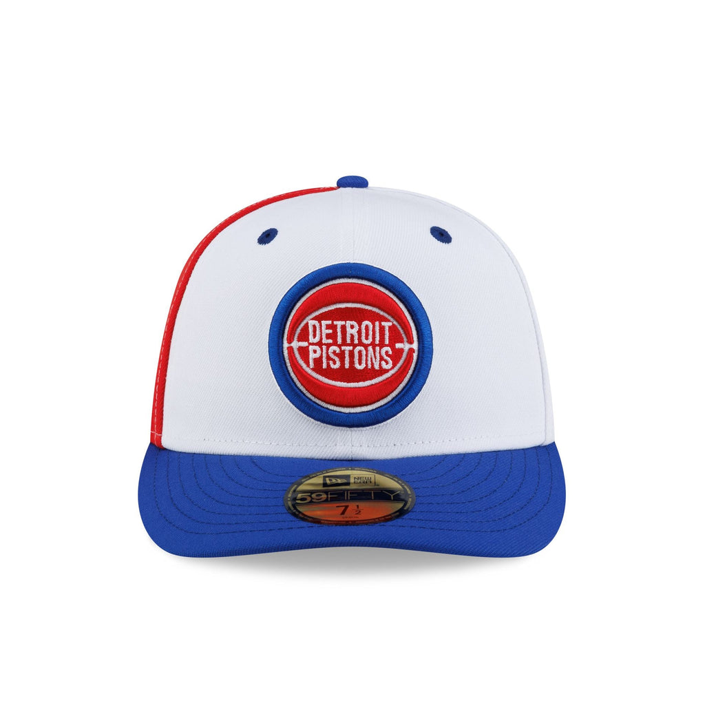 Detroit Pistons Hardwood Classics 90s White 59FIFTY Fitted Hat - Image 2