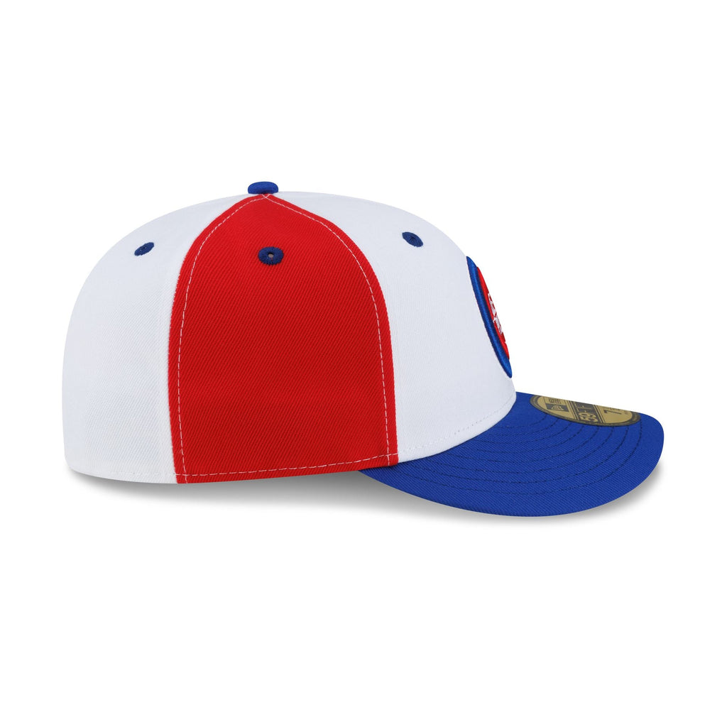 Detroit Pistons Hardwood Classics 90s White 59FIFTY Fitted Hat - Image 5