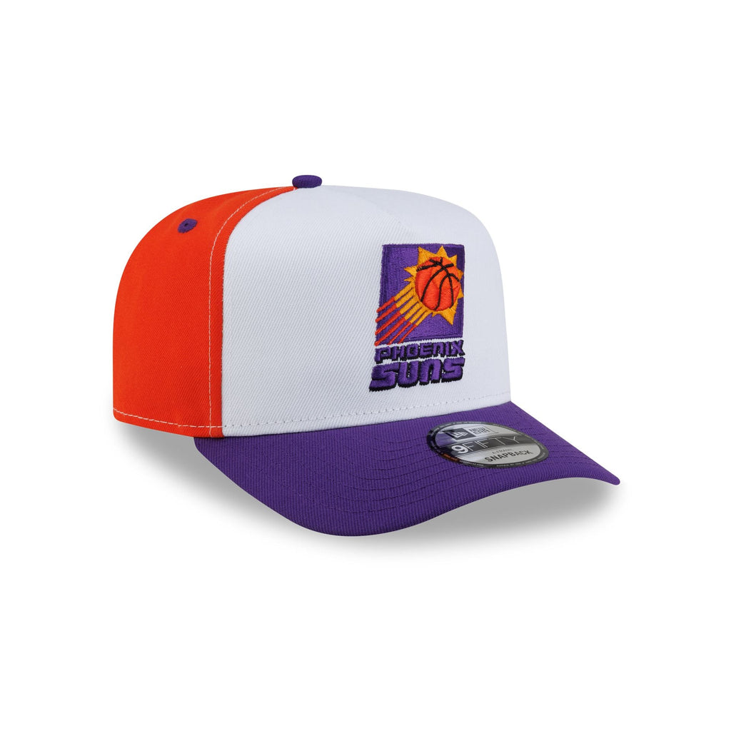 Phoenix Suns Hardwood Classics 90s Panel 9FIFTY A-Frame Snapback Hat - Image 3