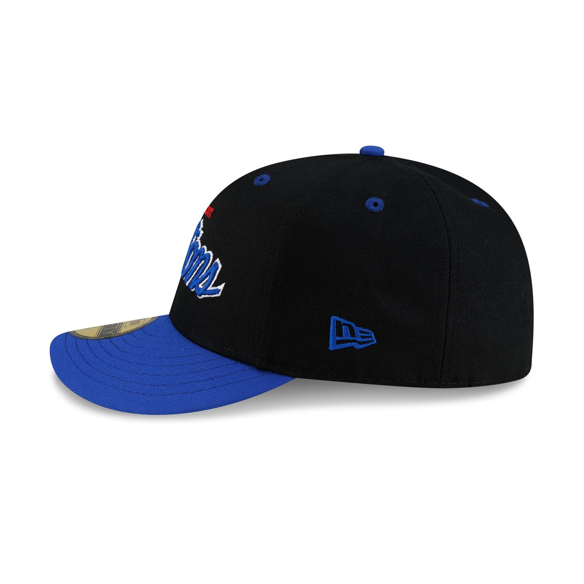 Detroit Pistons Hardwood Classics 90s Script 59FIFTY Fitted Hat - Image 5