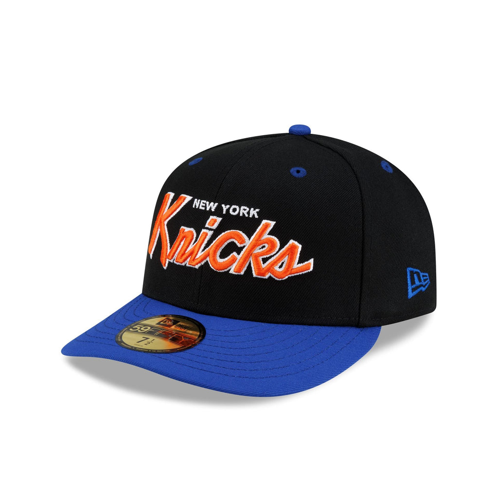New York Knicks Hardwood Classics 90s Script 59FIFTY Fitted Hat - Image 3
