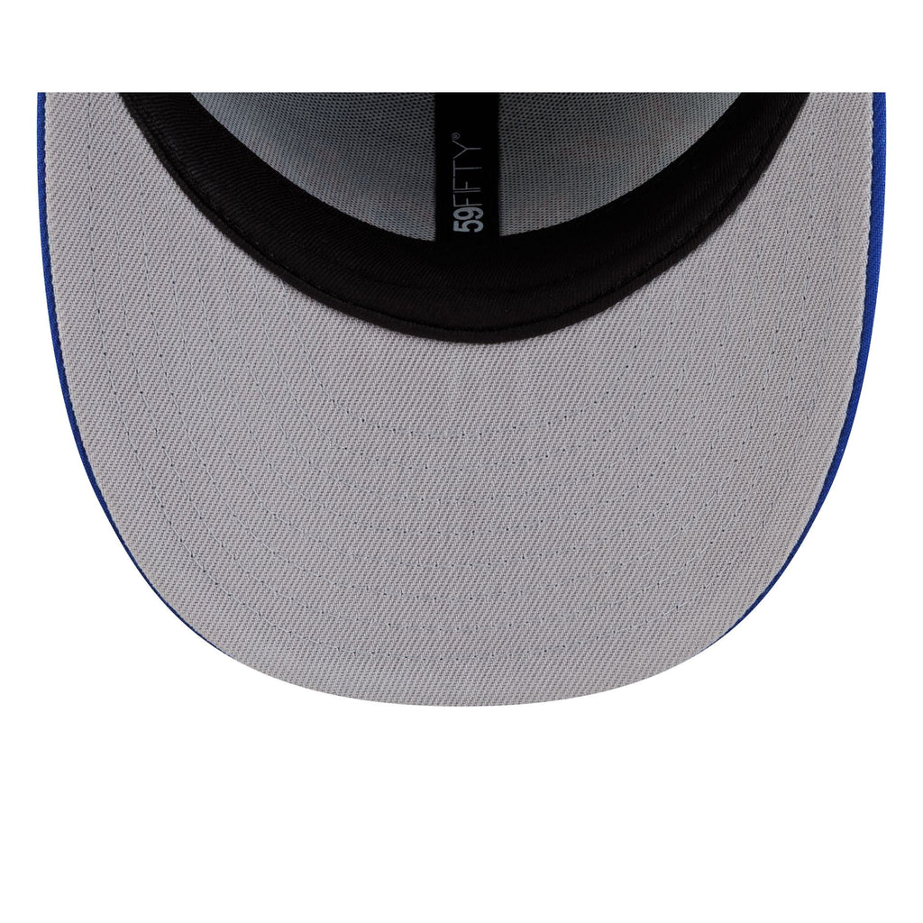 New York Knicks Hardwood Classics 90s Script 59FIFTY Fitted Hat - Image 7