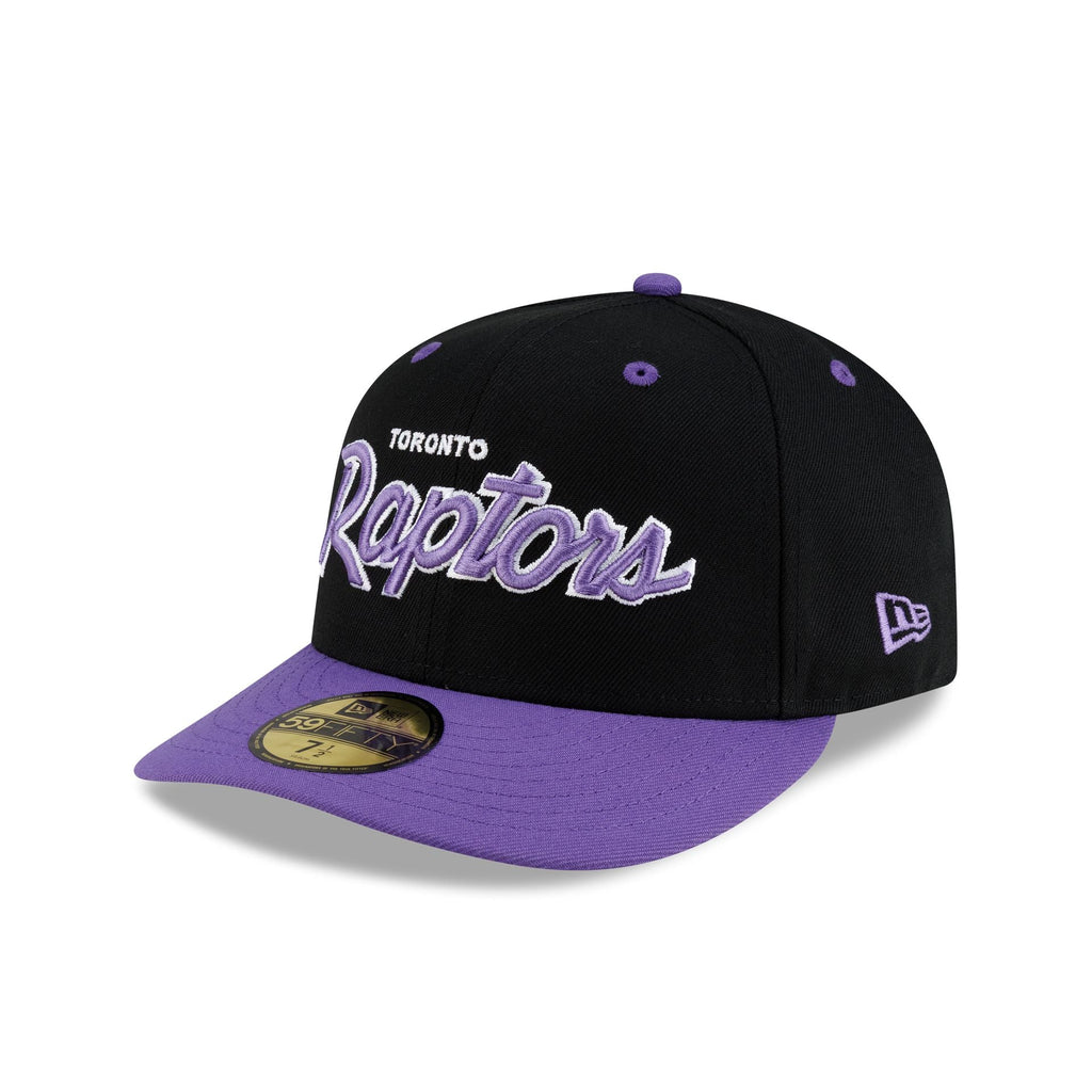 Toronto Raptors Hardwood Classics 90s Script 59FIFTY Fitted Hat - Image 3