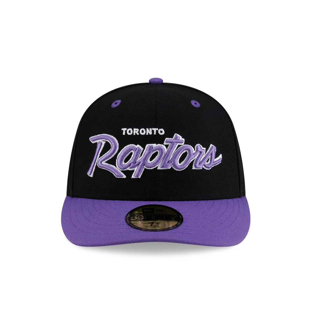 Toronto Raptors Hardwood Classics 90s Script 59FIFTY Fitted Hat - Image 2