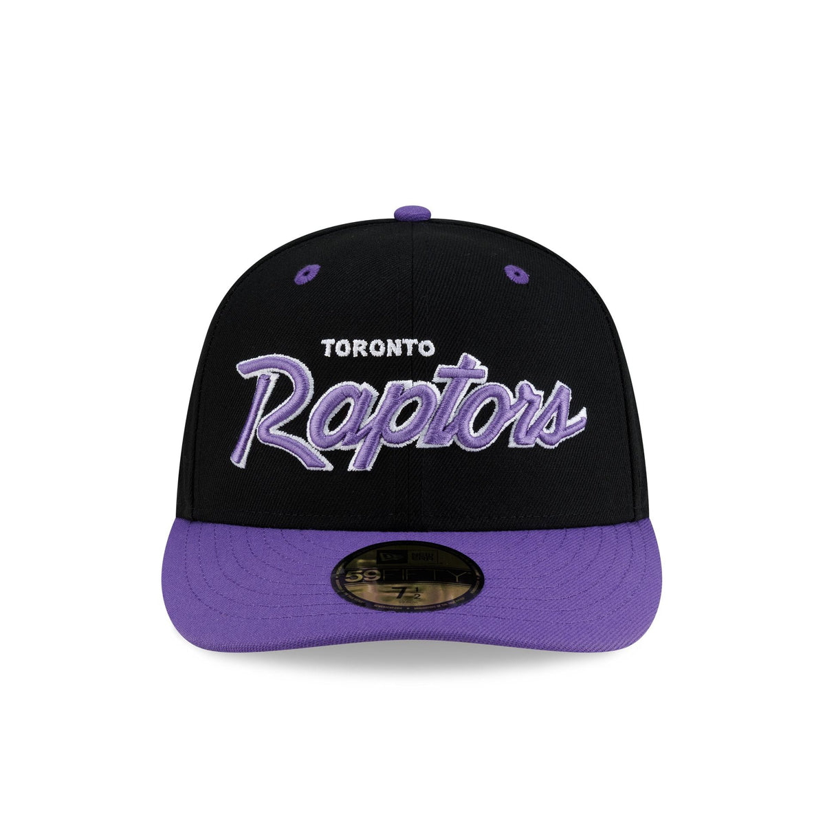 Toronto Raptors Hardwood Classics 90s Script 59FIFTY Fitted Hat - Image 2