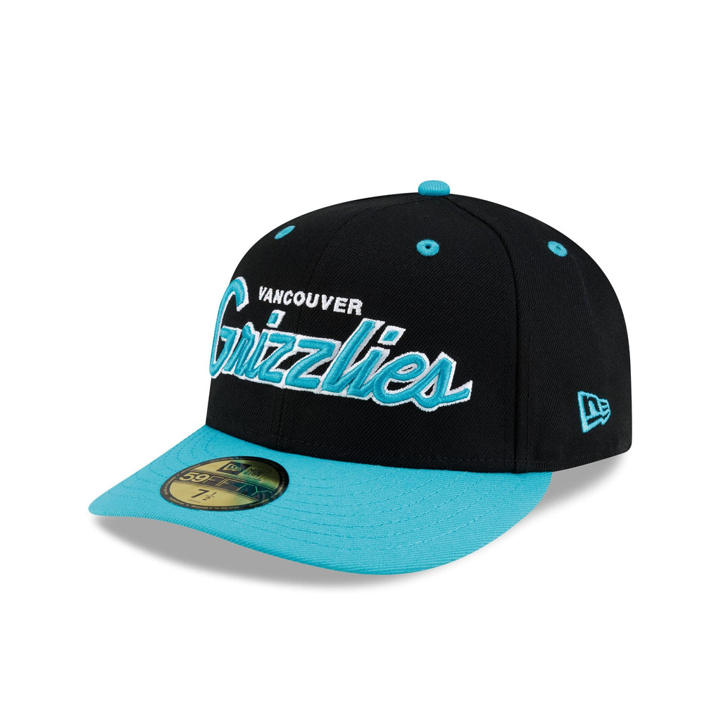 Vancouver Grizzlies Hardwood Classics 90s Script 59FIFTY Fitted Hat - Image 3