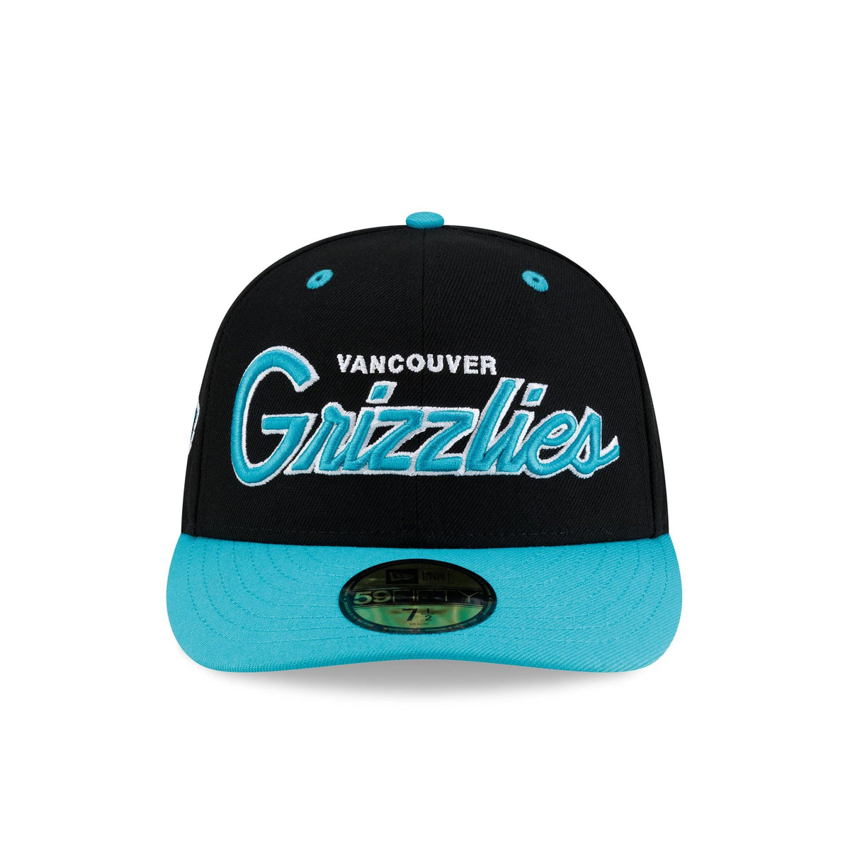 Vancouver Grizzlies Hardwood Classics 90s Script 59FIFTY Fitted Hat - Image 2