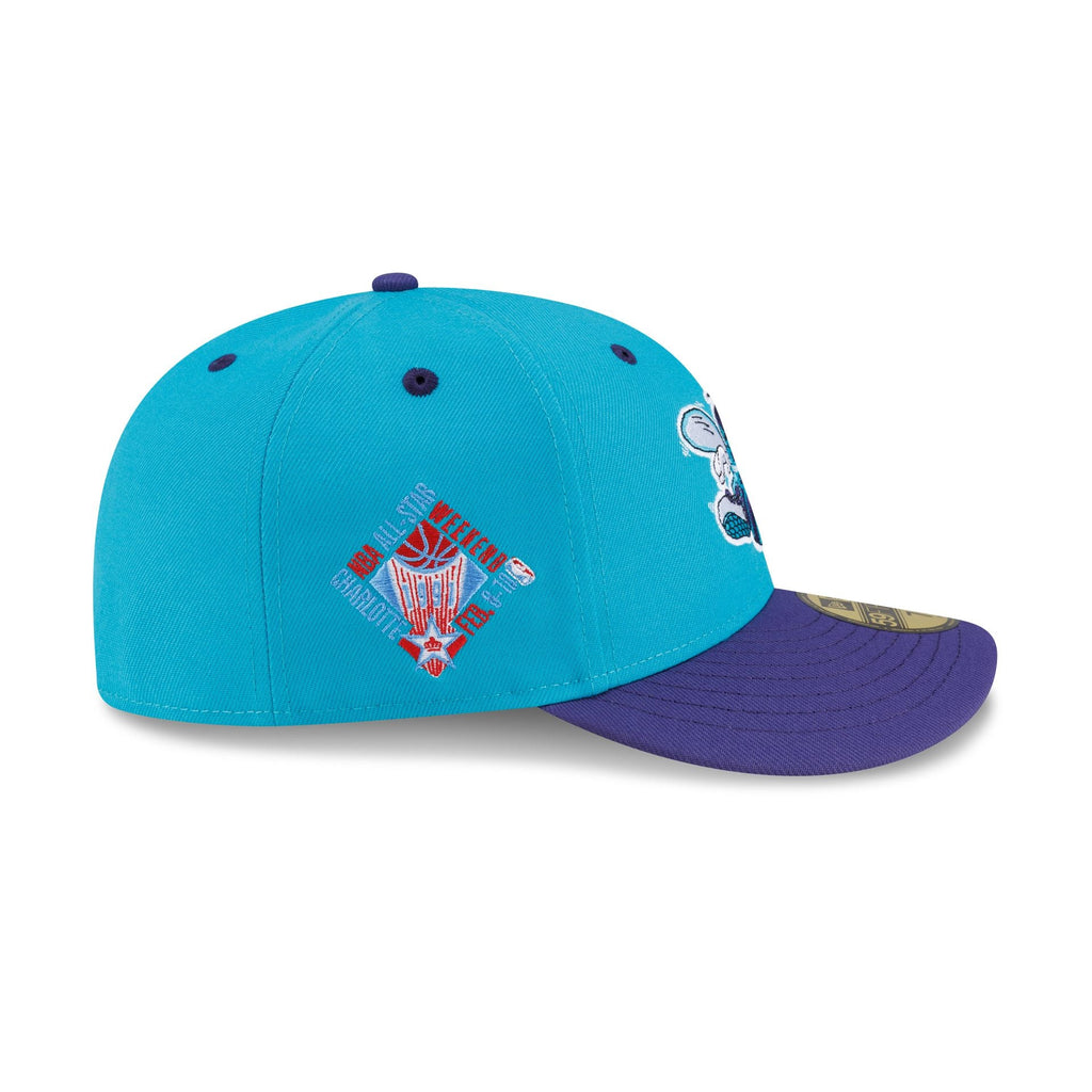 Charlotte Hornets Hardwood Classics 90s All-Star Weekend 59FIFTY Fitted Hat - Image 4