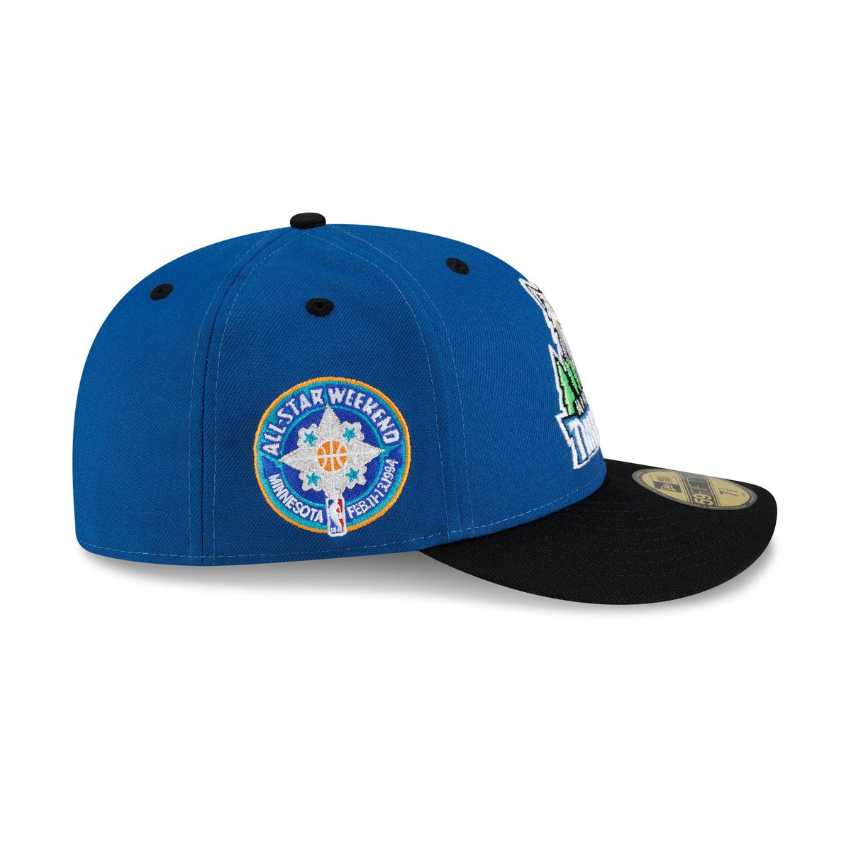 Minnesota Timberwolves Hardwood Classics 90s All-Star Weekend 59FIFTY Fitted Hat - Image 4