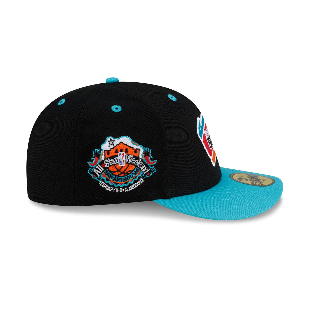 San Antonio Spurs Hardwood Classics 90s All-Star Weekend 59FIFTY Fitted Hat - Image 4