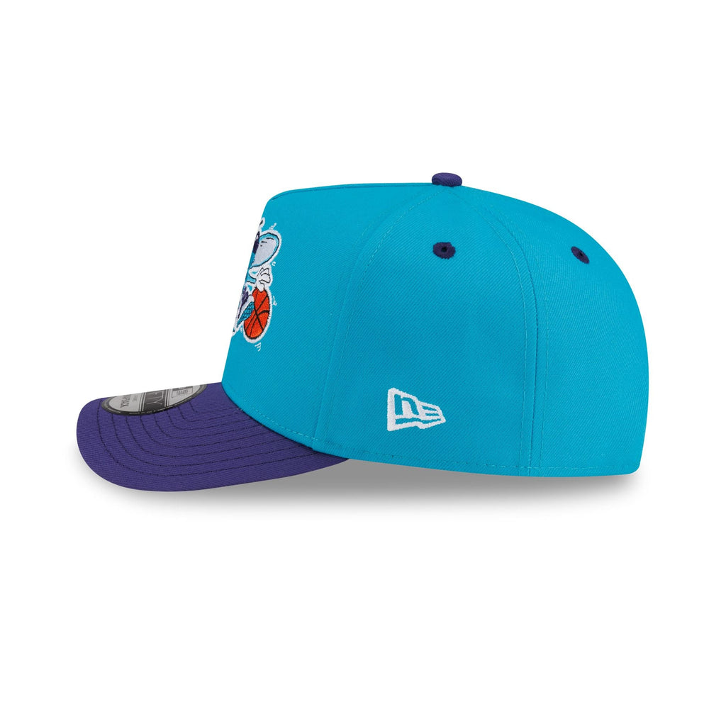 Charlotte Hornets Hardwood Classics 90s All-Star Weekend 9FIFTY A-Frame Snapback Hat - Image 5