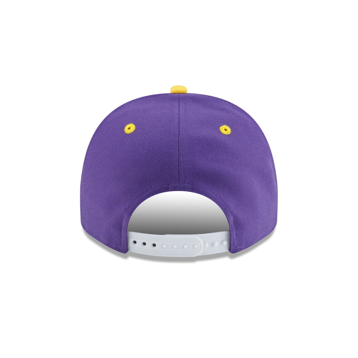 Los Angeles Lakers Hardwood Classics 90s Script 9FIFTY A-Frame Snapback Hat - Image 6