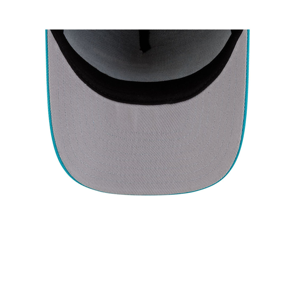 San Antonio Spurs Hardwood Classics 90s Script 9FIFTY A-Frame Snapback Hat - Image 7