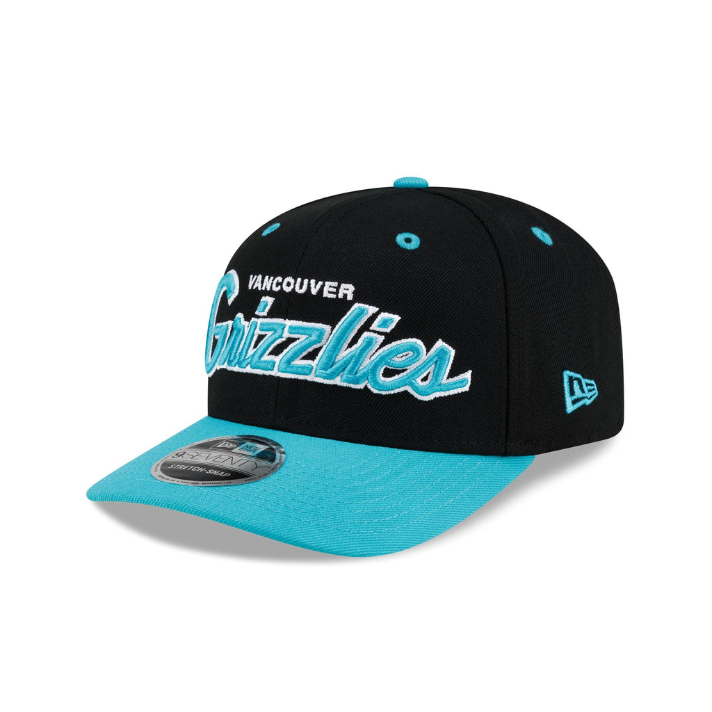 Vancouver Grizzlies Hardwood Classics 90s Script 9SEVENTY Stretch-Snap Hat - Image 3
