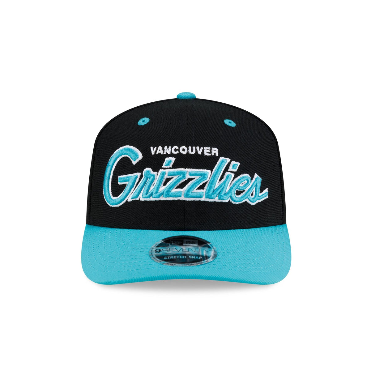 Vancouver Grizzlies Hardwood Classics 90s Script 9SEVENTY Stretch-Snap Hat - Image 2