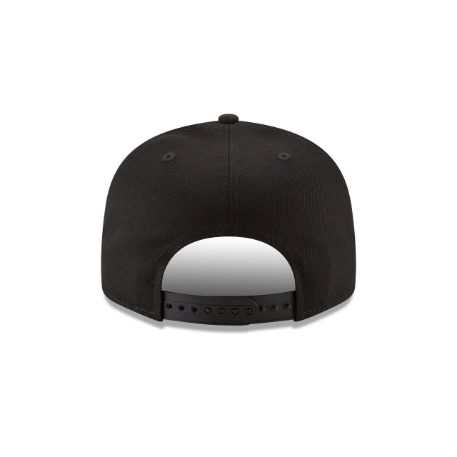 Los Angeles Dodgers Basic Black and White 9FIFTY Snapback Hat - Image 4